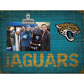 Officially Licensed NFL Team Name Clip Frame - Jacksonville Jaguars
