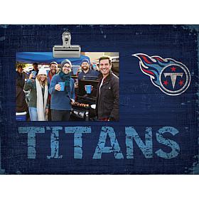 Officially Licensed NFL Team Name Clip Frame - Tennessee Titans