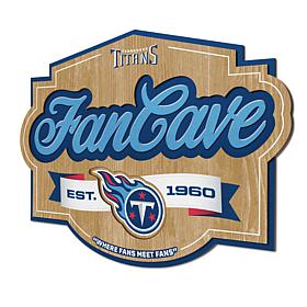 Officially Licensed NFL Tennessee Titans Fan Cave Sign