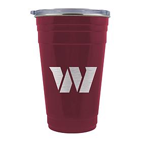 Officially Licensed NFL Washington Commanders Tailgater Travel Tumbler