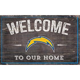 Officially Licensed NFL Welcome Sign - Los Angeles Chargers