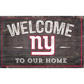 Officially Licensed NFL Welcome Sign - New York Giants