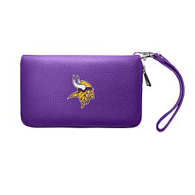 Officially Licensed NFL Zip Organizer Wallet - Minnesota Vikings