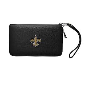 Officially Licensed NFL Zip Organizer Wallet - New Orleans Saints