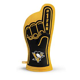 Officially Licensed NHL #1 Fan Oven Mitt - Pittsburgh Penguins