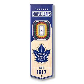 Officially Licensed NHL 6 x 19 3D Stadium Banner - Toronto Maple Leafs