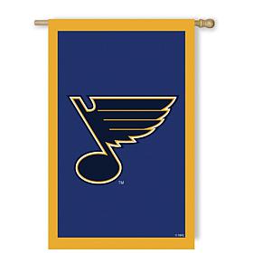 Officially Licensed NHL Applique House Flag - St. Louis Blues