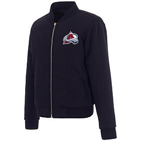 Officially Licensed NHL Avalanche Fleece & Nylon Jacket