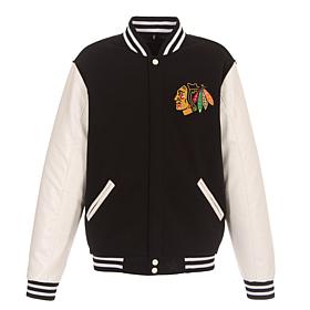 Officially Licensed NHL Chicago Blackhawk Unisex Reverse Fleece Jacket