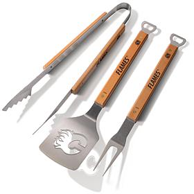 Officially-licensed NHL Classic 3-Piece BBQ Set - Calgary Flames