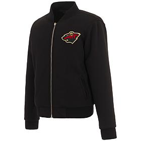 Officially Licensed NHL Minnesota Wild Fleece & Nylon Jacket