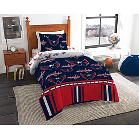 Officially Licensed NHL Twin Bed In a Bag Set - Washington Capitals