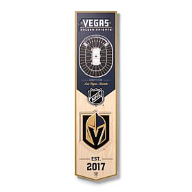 Officially Licensed NHL Vegas Golden Knights 3D Stadium Banner