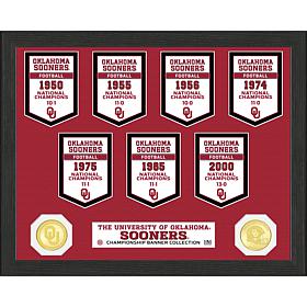 Officially Licensed Ntl. Champions Banner Collect Photo - OU Sooners