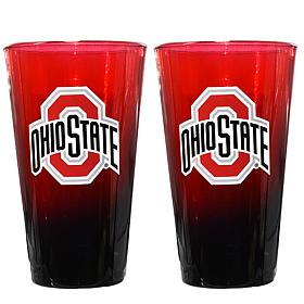 Officially Licensed Ombre Team Pint Glasses - 2-Pack