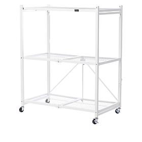 Origami 3-Tier Foldable Large Rack with Wheels
