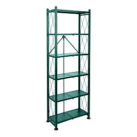 Origami Foldable Steel 6-Tier Bookshelf