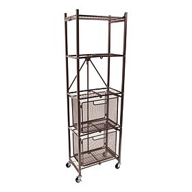 Origami Slim Pantry Rack with Drawers