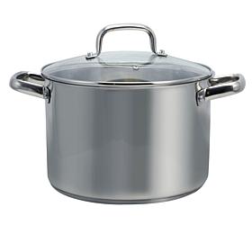 Oster Adenmore 8-Quart Stock Pot with Tempered Glass Lid