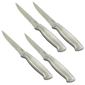 Oster Baldwyn 4 piece 4.5 inch Stainless Steel Steak Knife Set
