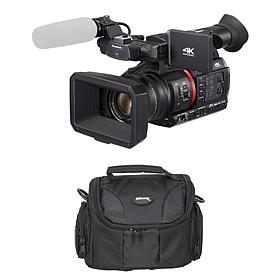 Panasonic AG-CX350 4K 10-bit Camcorder with 20x Zoom Bundle