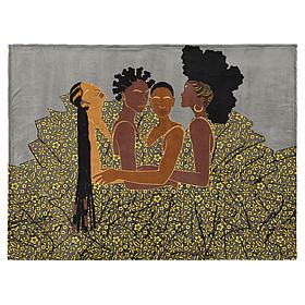 Pardon My Fro Luxe 50" x 60" Sherpa Fleece Throw Blanket 
