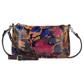 Patricia Nash Laurina Leather Crossbody with Wristlet Strap