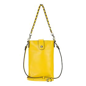 Patricia Nash Leontine Leather Phone Crossbody Bag