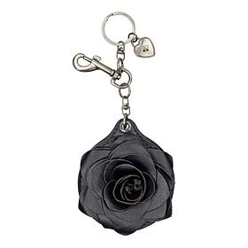 Patricia Nash Parisian Rose 100% Leather Hang-Off Charm Fob