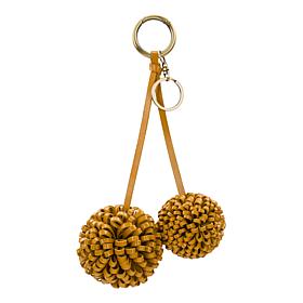 Patricia Nash Pom Pom Key Fob