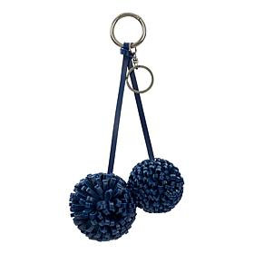 Patricia Nash Pom Pom Key Fob