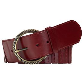 Patricia Nash Resena Leather Stretch Belt