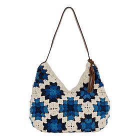 Patricia Nash Veronique Cotton Hobo Shoulder Bag