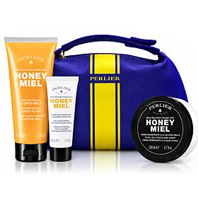 Perlier 3pc Holiday Kit Honey Miel