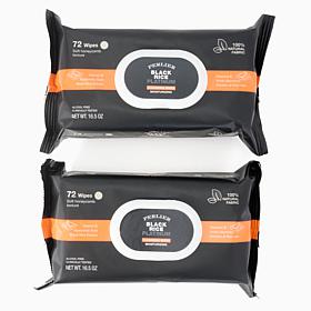 Perlier Black Rice Cleansing Wipes Duo