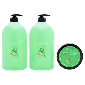 Perlier Mandarin & Lime Shower Gel & Body Mousse Duo