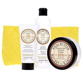 Perlier Shea Butter Almond Mother's Day 3-piece Kit