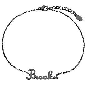Personalized Fancy Script Name Anklet