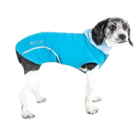 Pet Life Active Pull-Rover Two-Toned Sleeveless Dog T-shirt