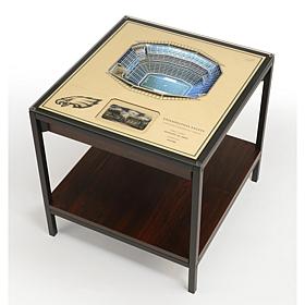 Philadelphia Eagles 25-Layer Stadium Views Lighted End Table