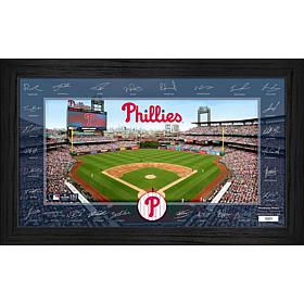 Philadelphia Phillies Framed 2025 Signature Field Team Roster