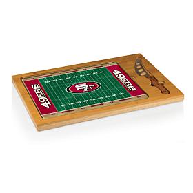Picnic Time Glass Top Cutting Board-San Francisco 49ers
