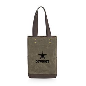 Picnic Time Officially Licensed NFL Green 2Bottle Wine Cooler - Dal...