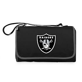 Picnic Time Officially Licensed NFL Picnic Blanket - Las Vegas Raiders