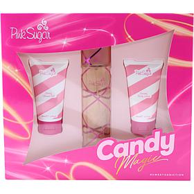 Pink Sugar By Aquolina EDT/Shower Gel/Body Lotion Set