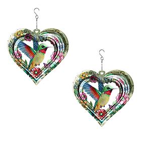 Plow and Hearth Illusion Metal Spinners Set of 2