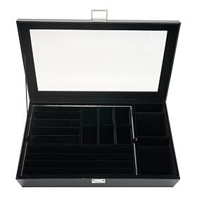 Prestige™ Anti-Tarnish Croco-Embossed "Everything-in-1" Jewelry Box