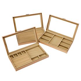 Prestige™ Anti-Tarnish Set of 3 Large Jewelry Boxes
