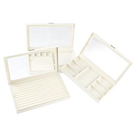 Prestige™ Anti-Tarnish Set of 3 Large Jewelry Boxes