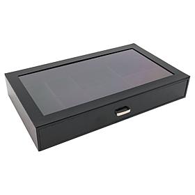 Prestige™ Croco-Embossed Single Drawer Jewelry Box with Ring Roll